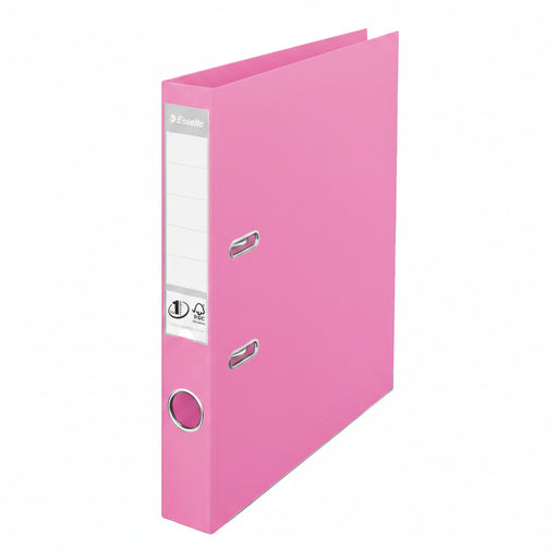 Biblioraft Plastifiat int-ext 5 cm Violet Nr.1 Power marca Esselte pentru organizarea și arhivarea documentelor