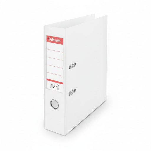 Biblioraft Plastifiat int-ext 7.5 cm Alb Vivida Nr.1 Power marca Esselte pentru organizarea și arhivarea documentelor