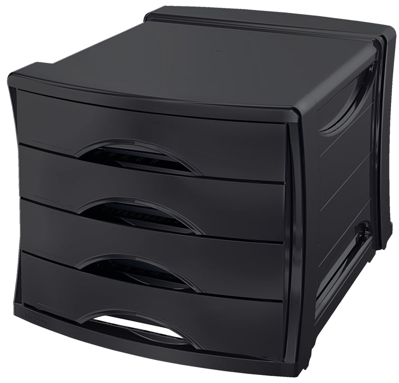 Cabinet 4 Sertare Negru Europost Vivida Esselte - imagine produs