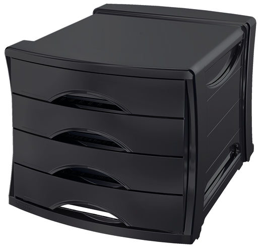 Cabinet 4 Sertare Negru Europost Vivida Esselte - ESSELTE