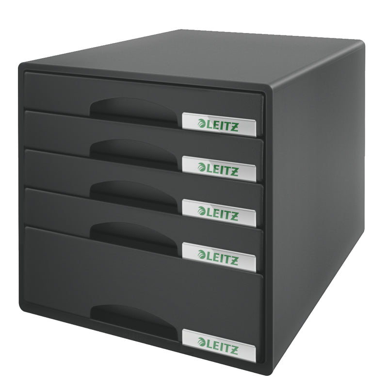 Cabinet 5 Sertare Negru Plus Leitz - LEITZ