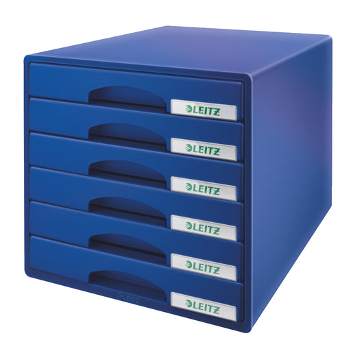 Cabinet 6 Sertare Albastru Plus Leitz - LEITZ