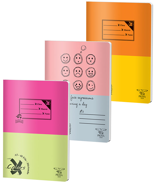Caiet Basic A5 Dictando 48 File Pigna