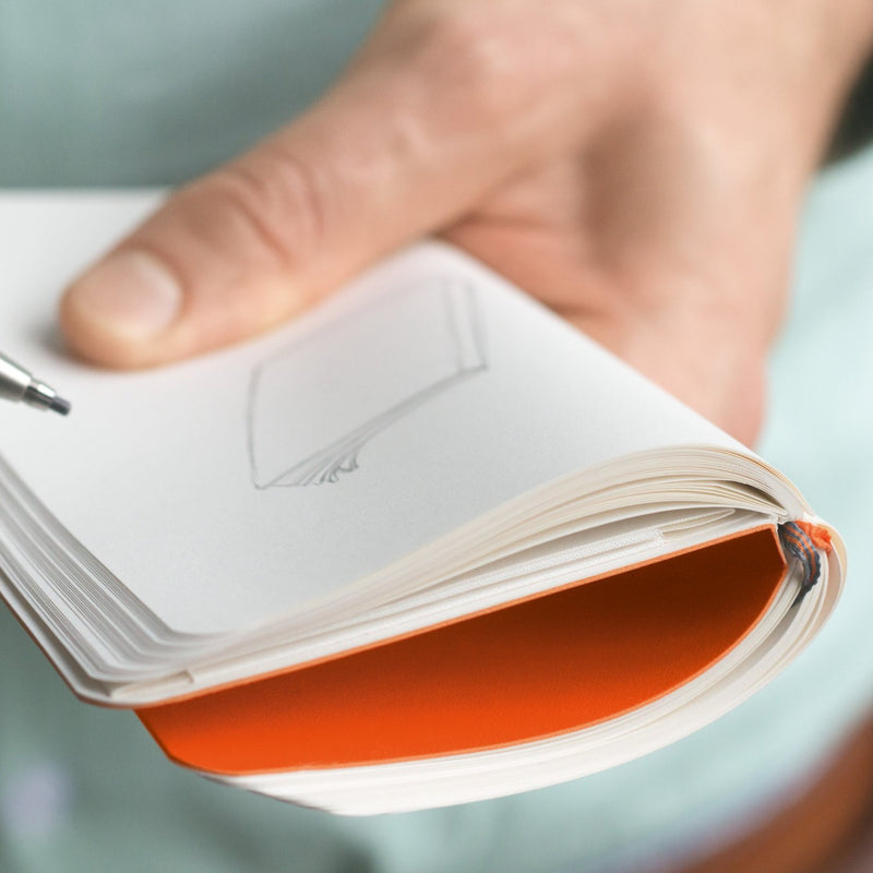 Caiet B5 Velin Copertă Flexibilă 62 File Albastru Nordic - Leuchtturm