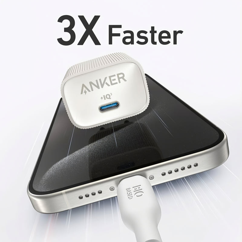 Încărcător Rețea 511 Nano 4 30W USB-C Alb - Anker