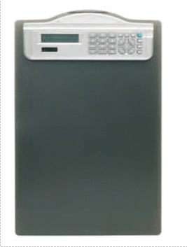 Clipboard Simplu A4 cu Calculator, Negru marca Alco cu clemă metalică și calculator integrat