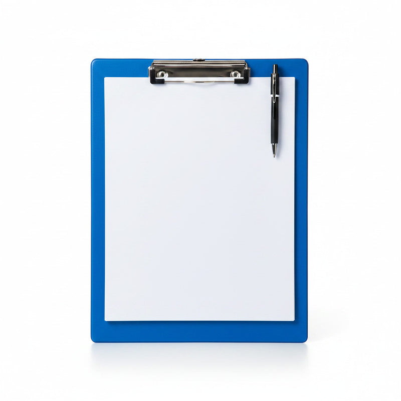 Clipboard Simplu A3 Portrait PVC, Albastru marca Alco cu clemă metalică pentru fixarea documentelor