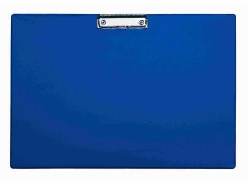 Clipboard Simplu A3 Landscape PVC, Albastru marca Alco cu clemă metalică pentru fixarea documentelor