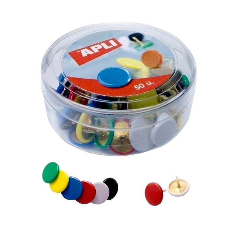 Pioneze Colorate 50 buc - Apli