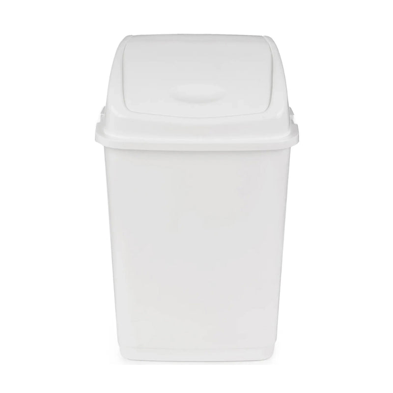 Coș gunoi Fantasy 35L alb cu capac batant