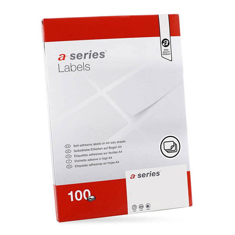 Etichete Autoadezive 33/A4 70 x 25,4 mm Colturi Drepte 100 Coli/Top - A-Series - imagine produs