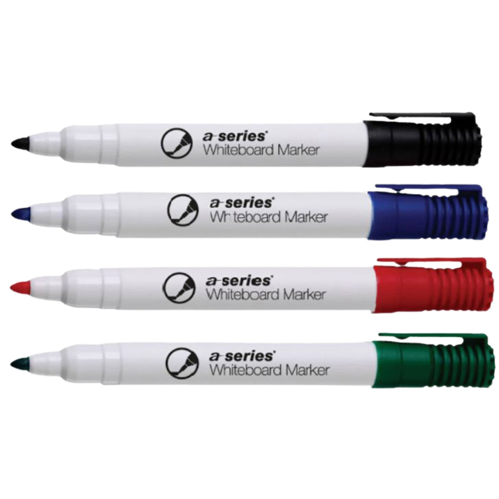 Marker Whiteboard Vârf Rotund 2 mm 4 Culori/Set - A-Series