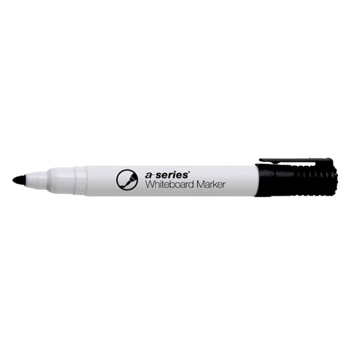 Marker Whiteboard Vârf Rotund 2 mm Negru - A-Series