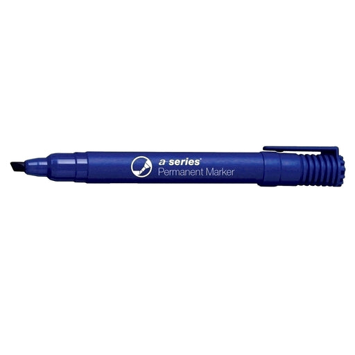 Marker Permanent Vârf Teșit 2-5 mm Albastru - A-Series