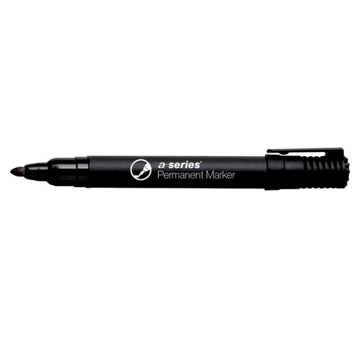 Marker Permanent Vârf Rotund 2 mm Negru - A-Series