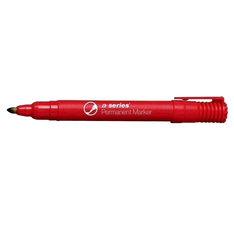 Marker Permanent Vârf Rotund 2 mm Roșu - A-Series