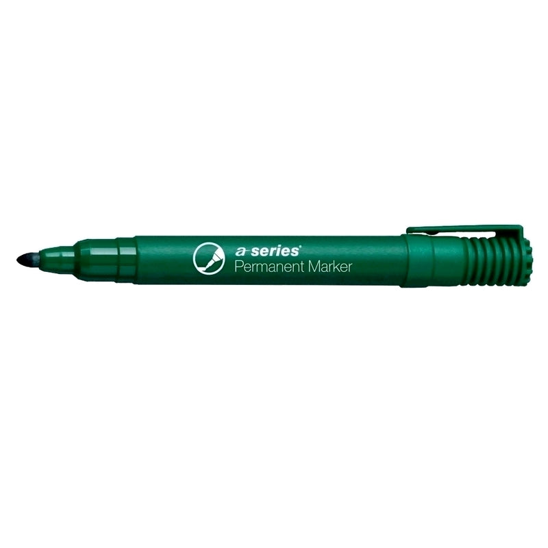 Marker Permanent Vârf Rotund 2 mm Verde - A-Series