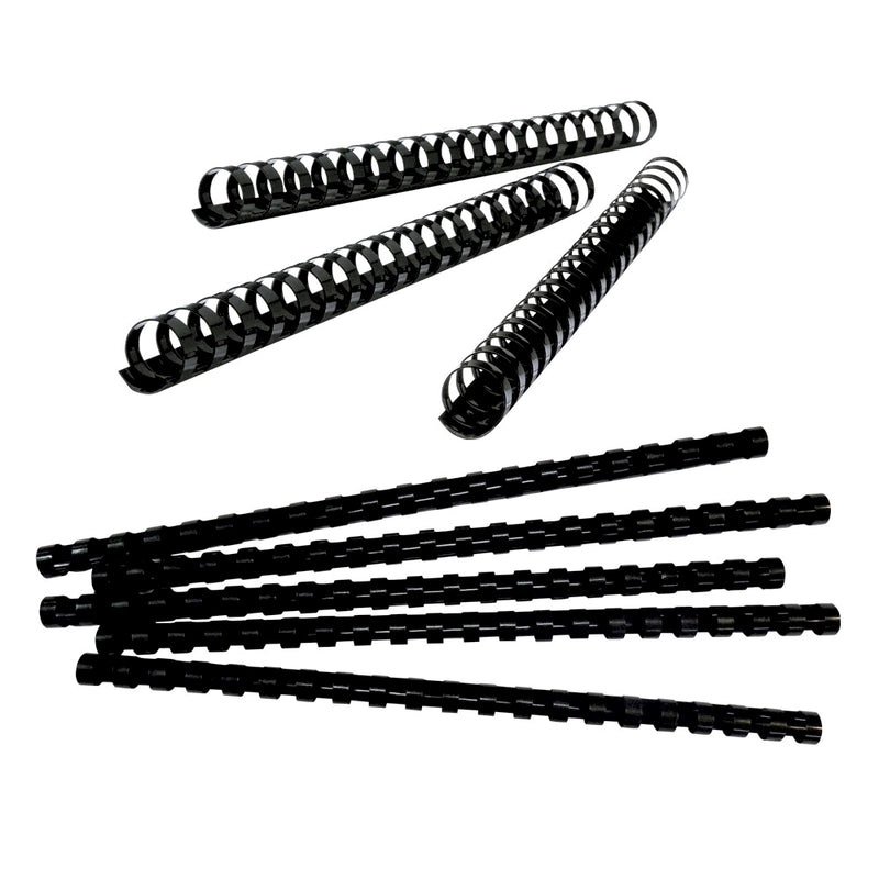 Inele Plastic Indosariere Apex 12 mm Negre 100 buc - Fellowes - imagine produs