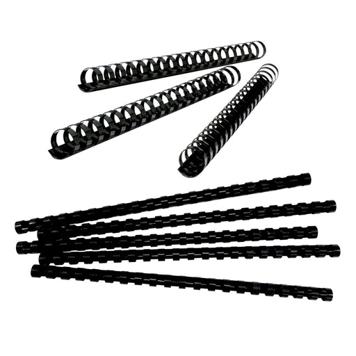 Inele Plastic Îndosariere Apex 12 mm Negre 100 buc - Fellowes