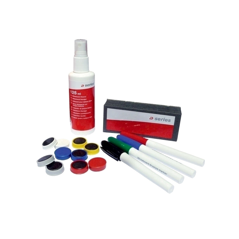 Set Accesorii pentru Tabla cu Markere, Burete, Spray si Magneti - A-Series - imagine produs