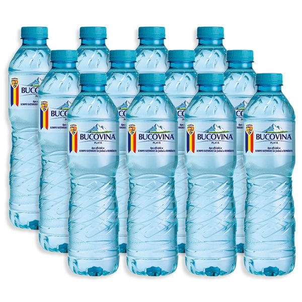 Bax apă minerală necarbogazoasă Bucovina 12 x 0,50 L