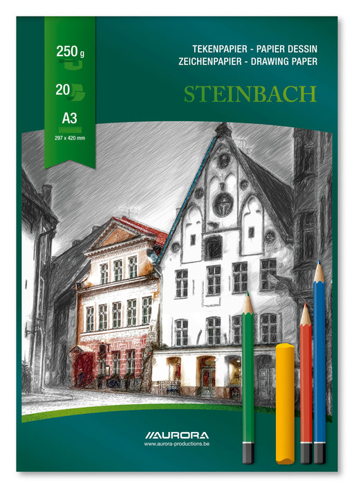 Bloc Desen Steinbach A3 250 g 20 File Aurora