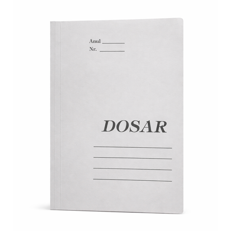 Dosar carton alb, plic, 230g/mp Generic pentru organizarea și arhivarea documentelor