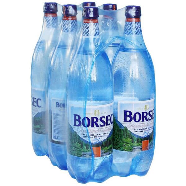Bax apă minerală carbogazoasă Borsec 6 x 1,5 L