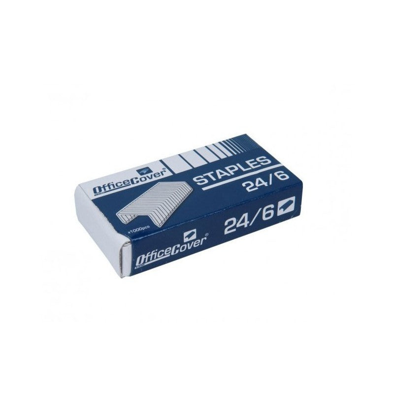 Capse 24/6SL1001, 1000 buc/set Office Cover
