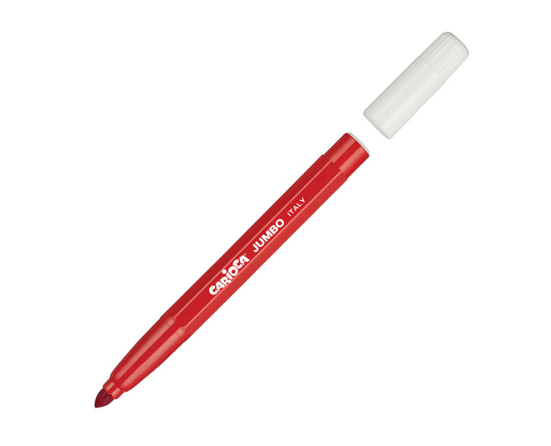 Carioci Super Lavabile Jumbo Vârf Gros 6 mm 12 Culori Carioca