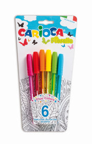 Pixuri cu Cerneală Fluorescentă Fiorella 6 buc Carioca