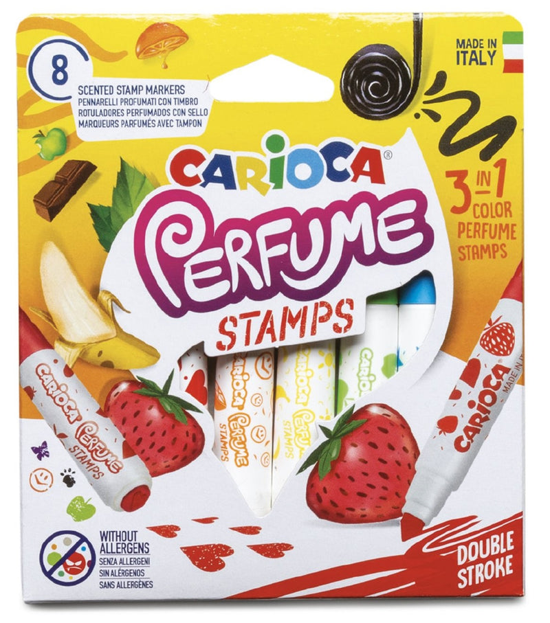 Carioci Lavabile Parfumate Perfume Stamps 8 Culori Carioca