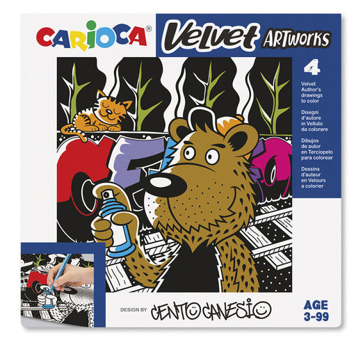 Carte de Colorat Velvet Graffiti Carioca