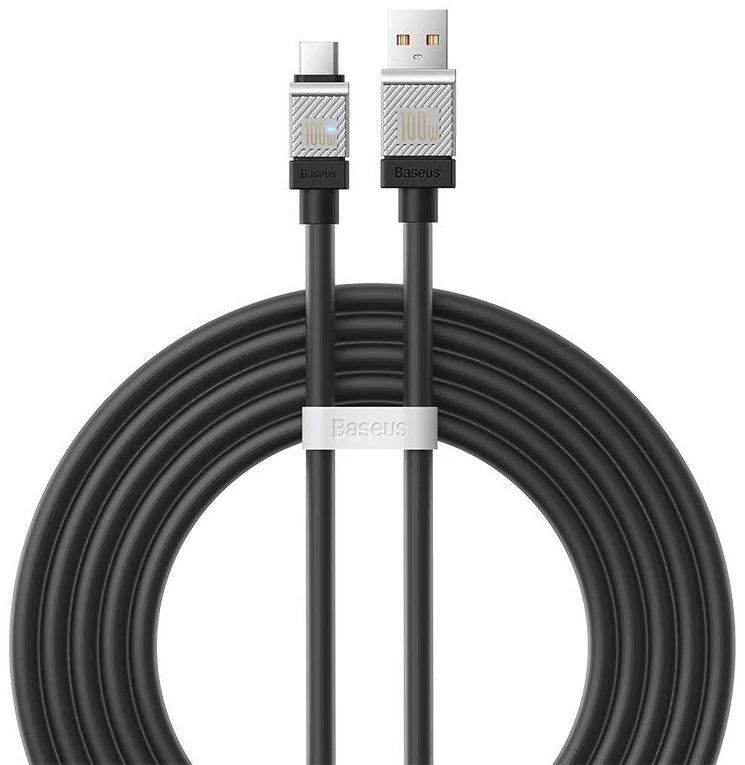 Cablu Coolplay USB-A la USB-C 2m 100W Negru - Baseus