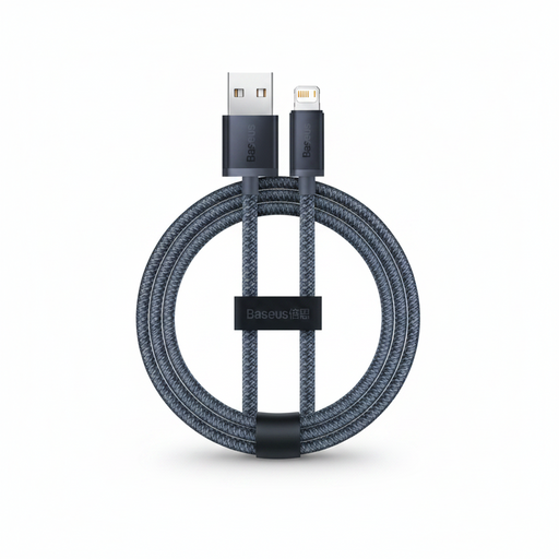 Cablu Baseus Dynamic USB la Lightning 1m 2.4A Gri