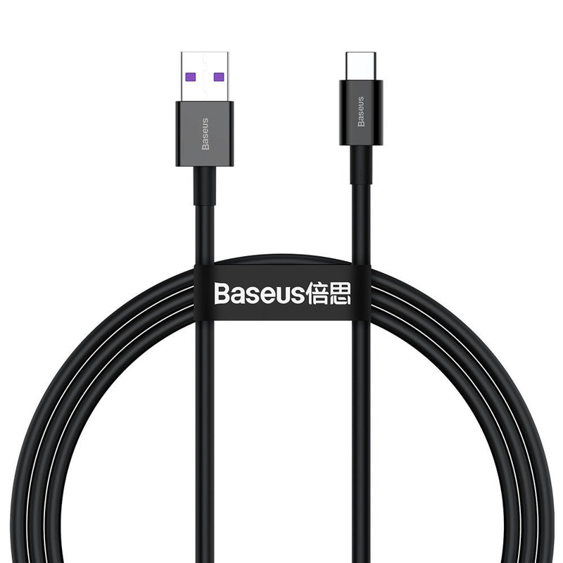 Cablu Baseus Superior USB la USB-C 1m 66W Negru