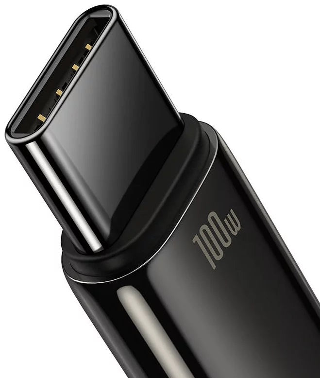 Cablu USB la USB-C 1m 100W Negru - Baseus
