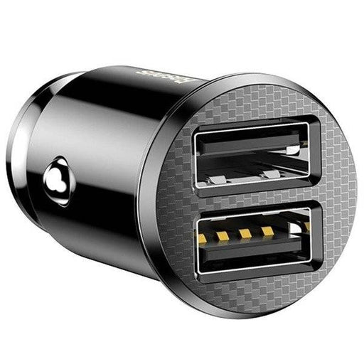 Încărcător Auto Grain 15W 2x USB Negru Baseus