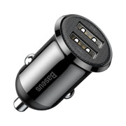 Încărcător Auto Grain Pro 2x USB 4.8A Negru Baseus