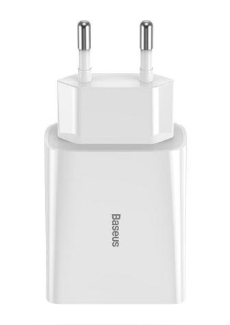 Încărcător Rețea Speed Mini 20W USB-C Alb - Baseus