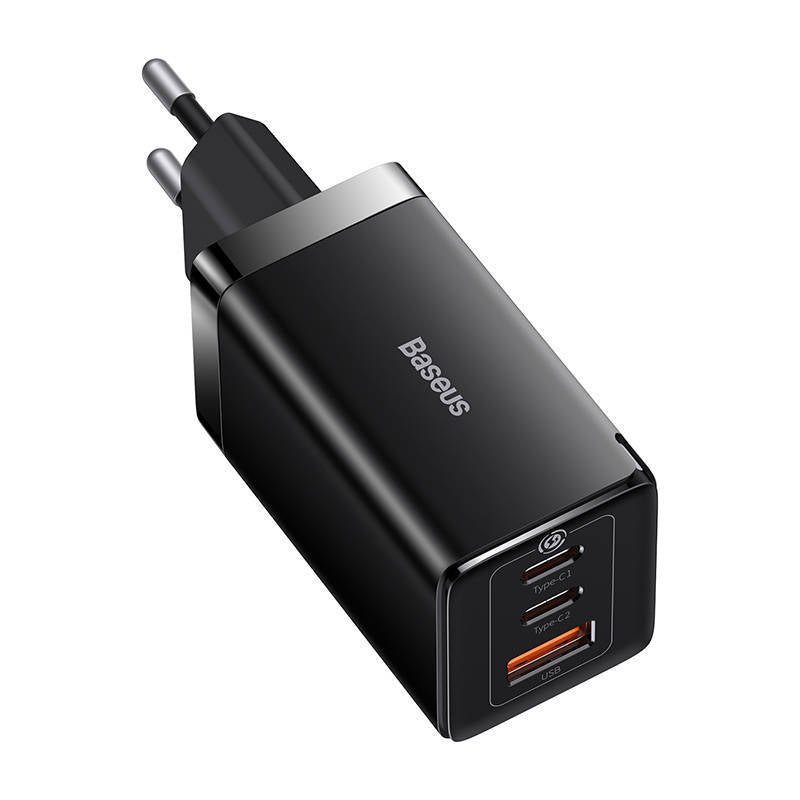 Încărcător Rețea GaN5 Pro 65W 2x USB-C 1x USB Cablu Inclus Negru - Baseus