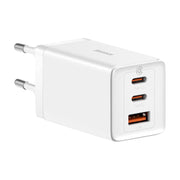 Încărcător Rețea GaN5 Pro 65W 2x USB-C 1x USB Cablu Inclus Alb Baseus