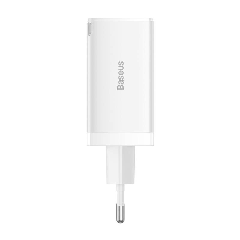 Încărcător Rețea GaN5 Pro 65W 2x USB-C 1x USB Cablu Inclus Alb - Baseus