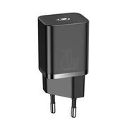 Încărcător Rețea Super Si 20W USB-C Negru Baseus