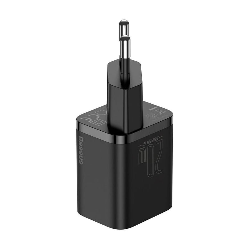Încărcător Rețea Super Si 20W USB-C Negru - Baseus