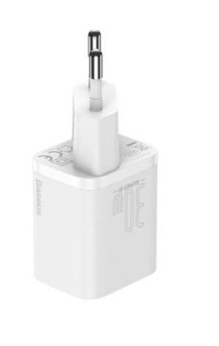 Încărcător Rețea Super Si 30W USB-C Alb - Baseus