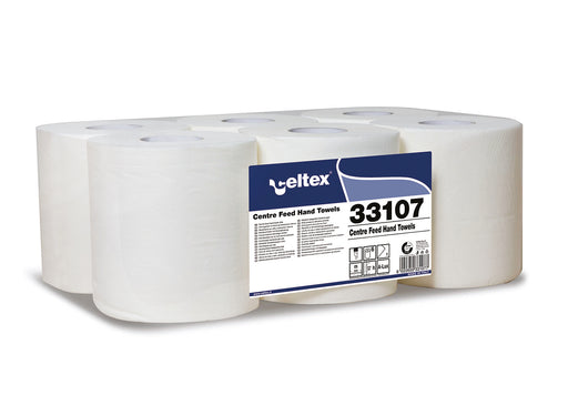 Prosop hartie derulare centrala Celtex 33107 1 strat 300 m - 6 role