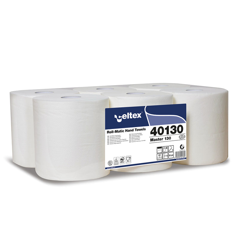 Prosop hartie rola autocut Celtex 40130 celuloza 2 straturi 130 m - 6 role - imagine produs
