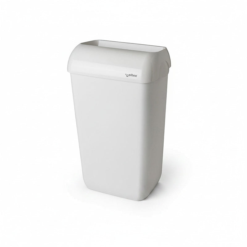 Coș gunoi plastic ABS 23L alb, pentru prosoape mâini