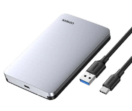 Rack extern CM300 pt HDD si SSD SATA 2.5 conectare USB 3.1 Gen2 max 6 Gbps cablu inclus USB to USB Type-C aluminiu - Ugreen